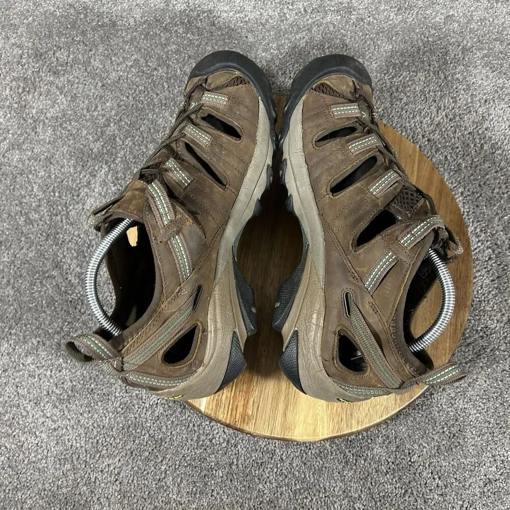KEEN Arroyo II Men’s Size 10 Brown Leather Waterproof Trail Hiking Sandals Used